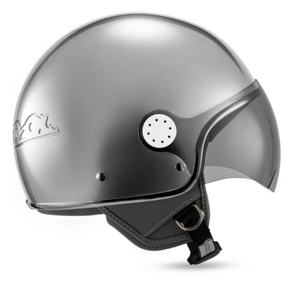 Vespa Jethelm Visor 4.0 DEC Blade silber matt - S