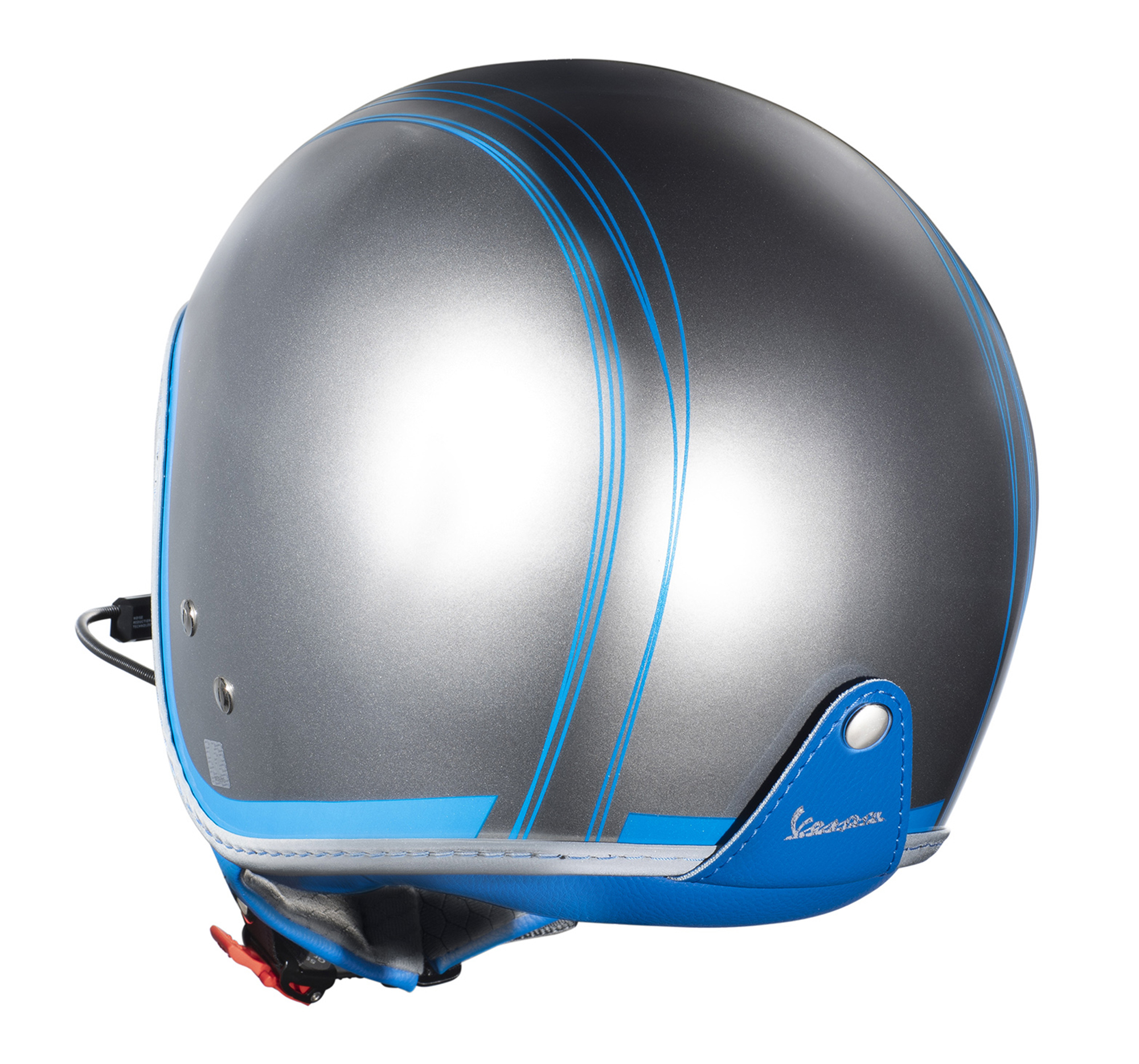 Vespa Jethelm Elettrica Tech blu (Bluetooth) silber