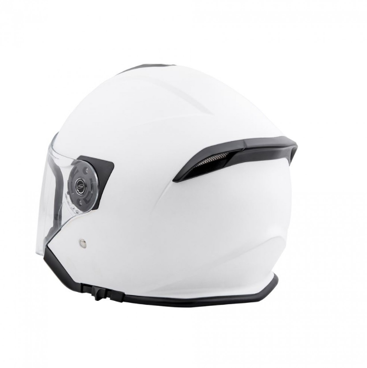 Piaggio PFJ Full Jethelm weiß glänzend