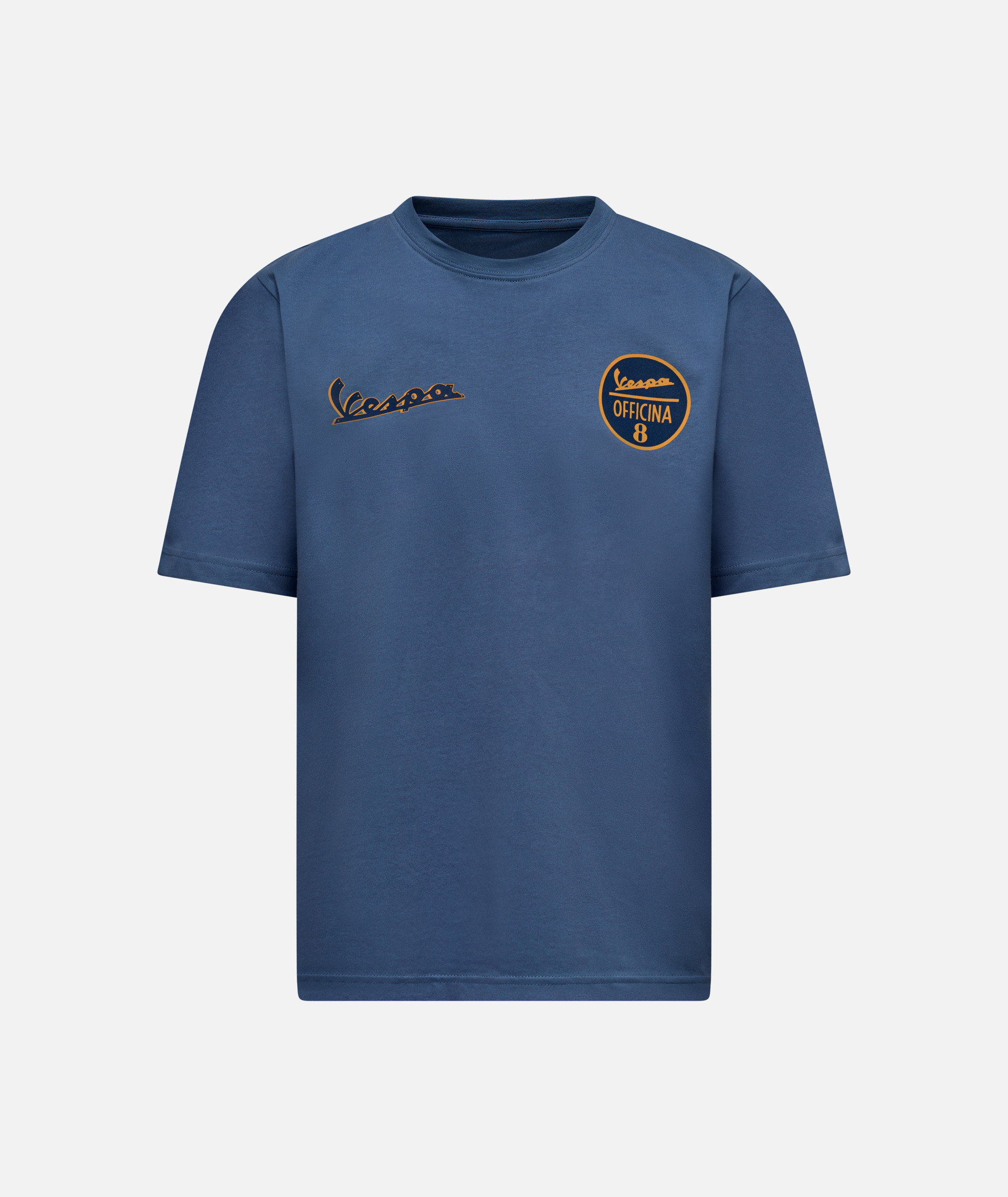 Vespa T-Shirt Officina 8 blau